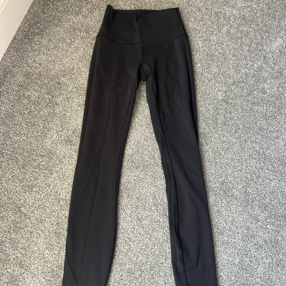 Black High-Waisted Leggings - Picture 1 of 3